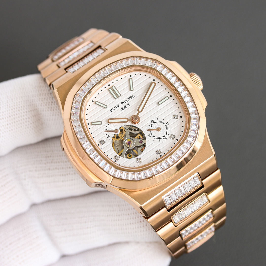 Patek Philippe Nautilus Men’s Automatic Sport‑Elegance Wristwatch - 图片 3